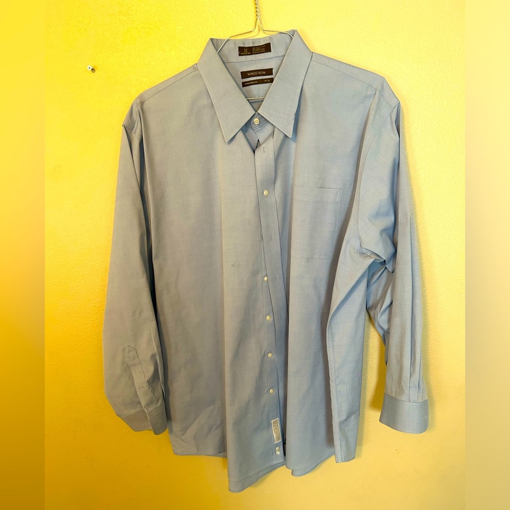 Nordstrom Wrinkle Free Traditional Fit Dress Shirt